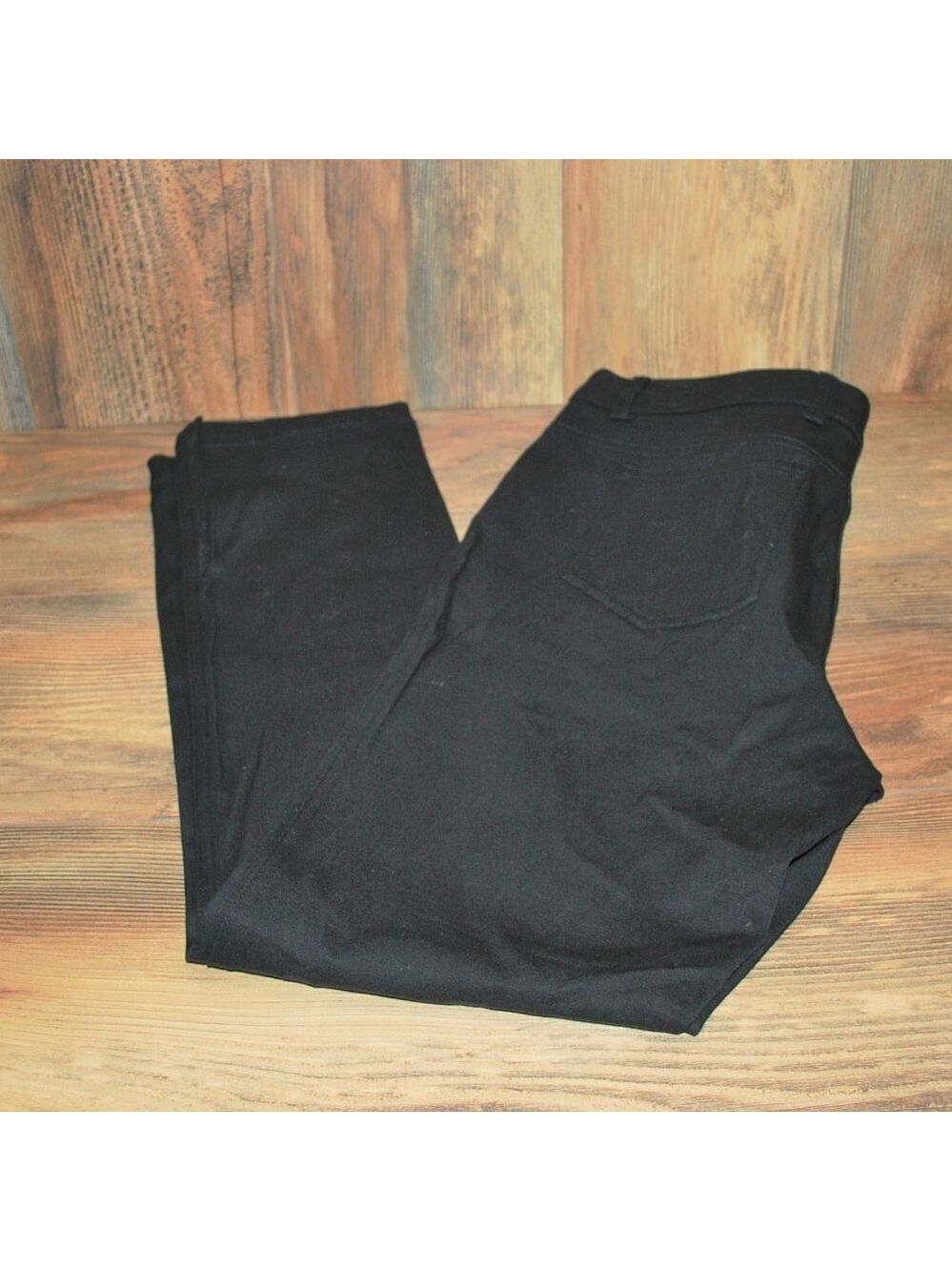 Rafaella Super Classic Stretch Black Pants Jeans 10